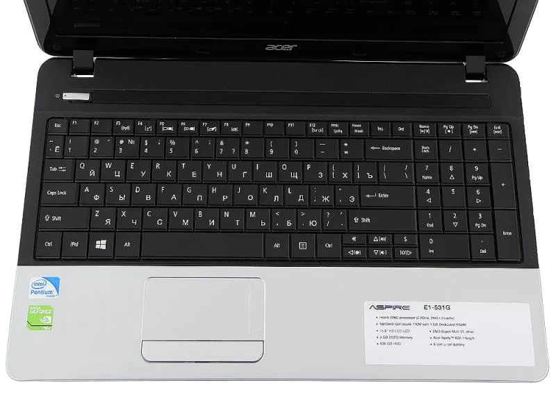 Установка драйверов Acer Aspire E1-531