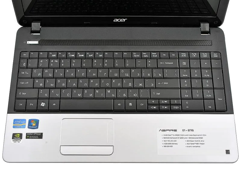 Установка драйверов Acer Aspire E1-571G