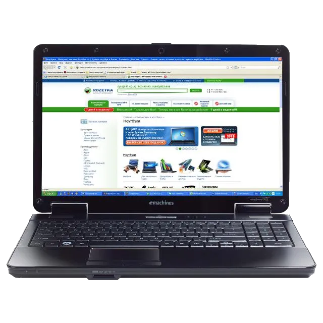 Замена аккумулятора Acer eMachines E527