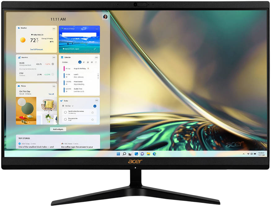 Замена видеоадаптера (видеокарты) Acer Aspire C24‑1700